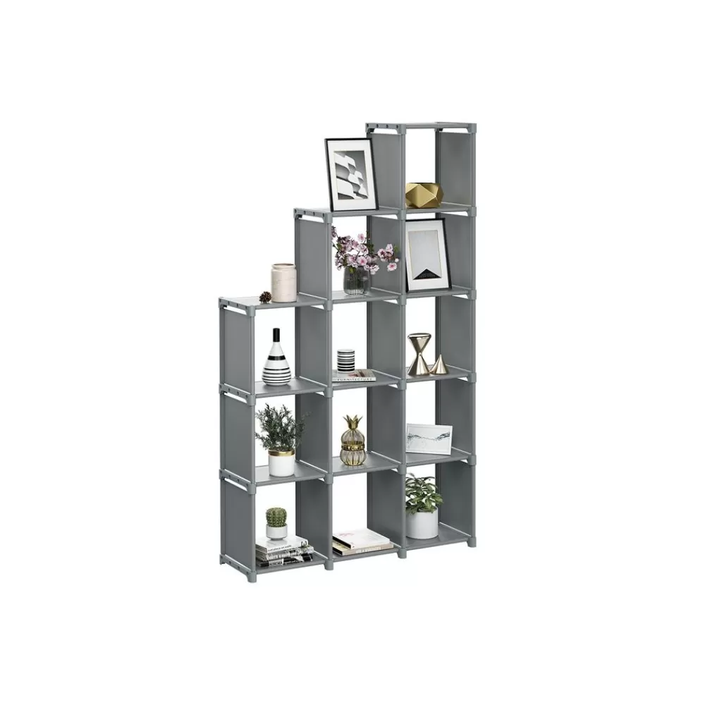 kunststoffregal__wrfel_schwarz_7.webp Cheap SONGMICS Kunststoffregal 12 Würfel Schwarz