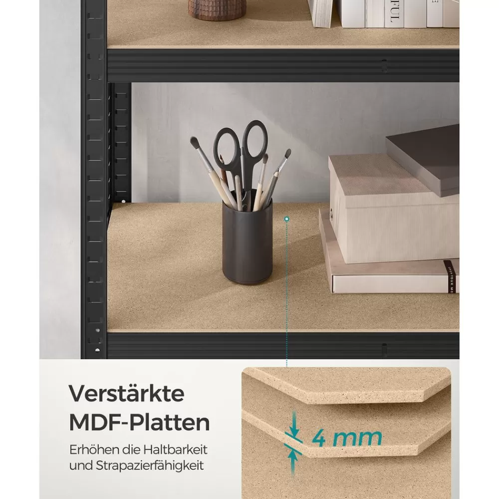 lagerregale_er_set_silber_10.webp Outlet SONGMICS Lagerregale 2er Set Silber
