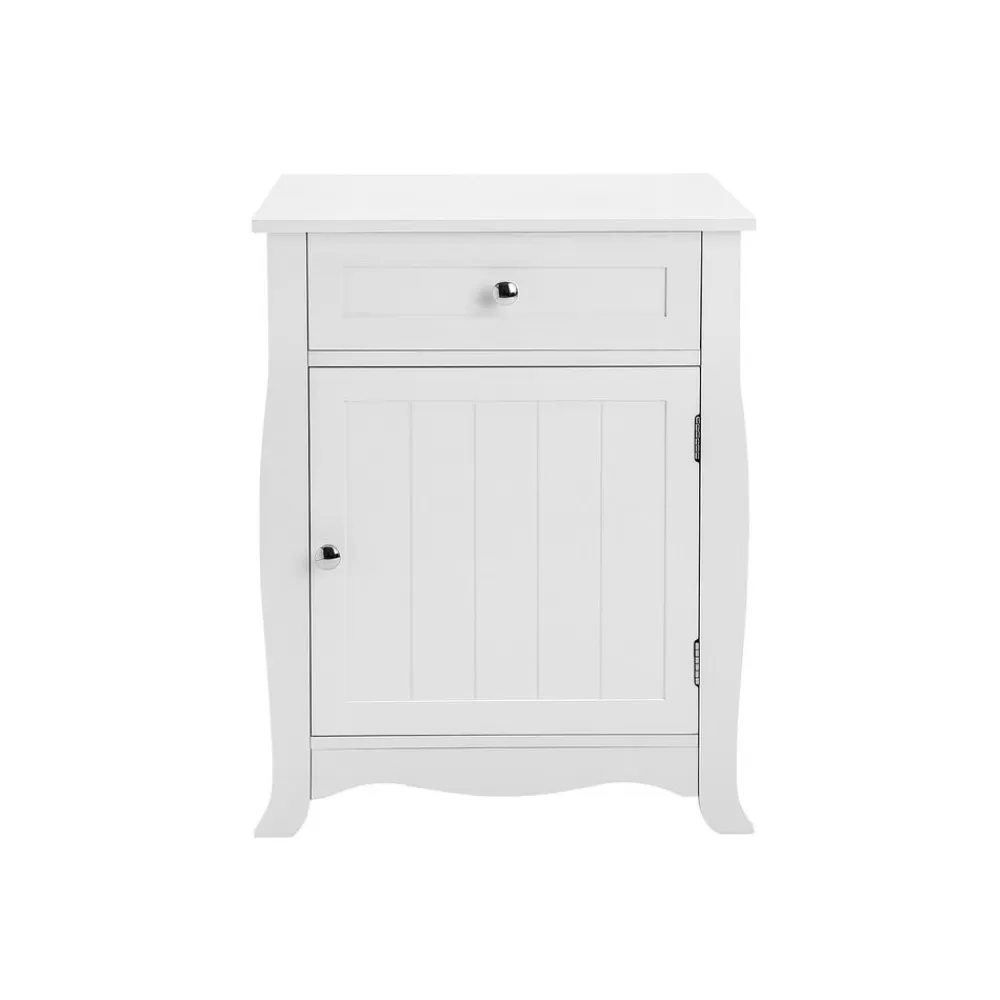 Flash Sale SONGMICS Landhausstil Nachttisch Weiß