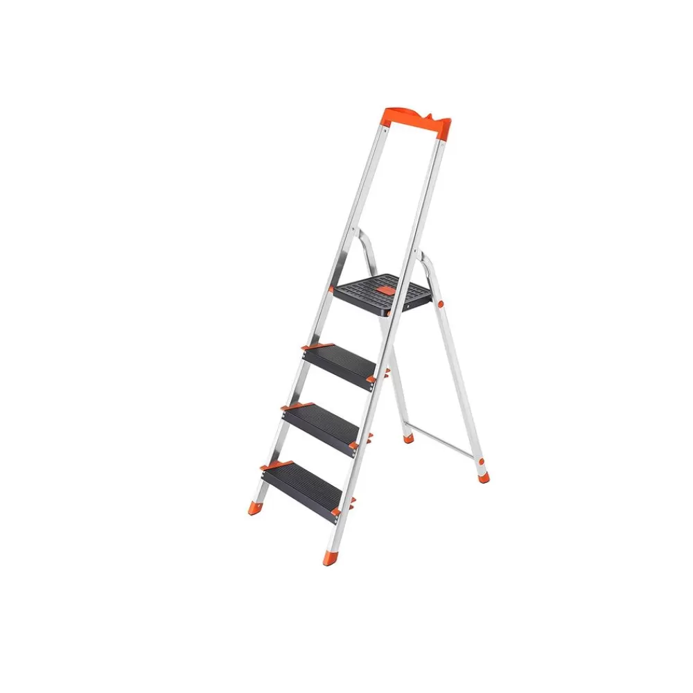 Discount SONGMICS Leiter mit 4 Stufen Schwarz