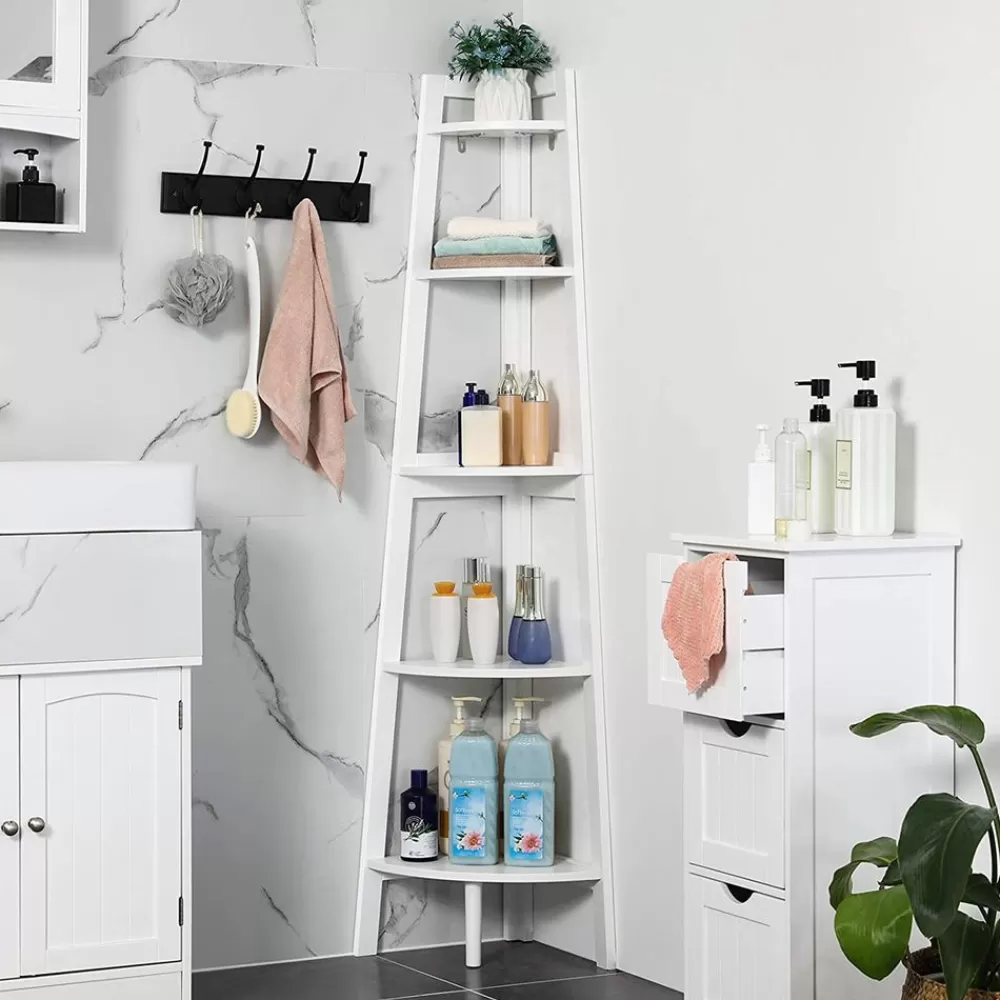 leiterregal_mit__ablagen_2.webp Sale SONGMICS Leiterregal mit 5 Ablagen