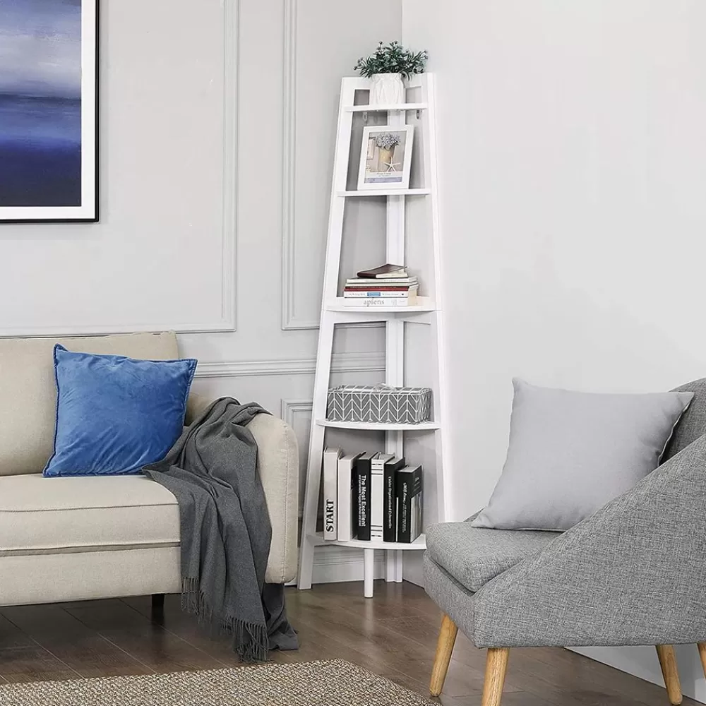 leiterregal_mit__ablagen_3.webp Sale SONGMICS Leiterregal mit 5 Ablagen