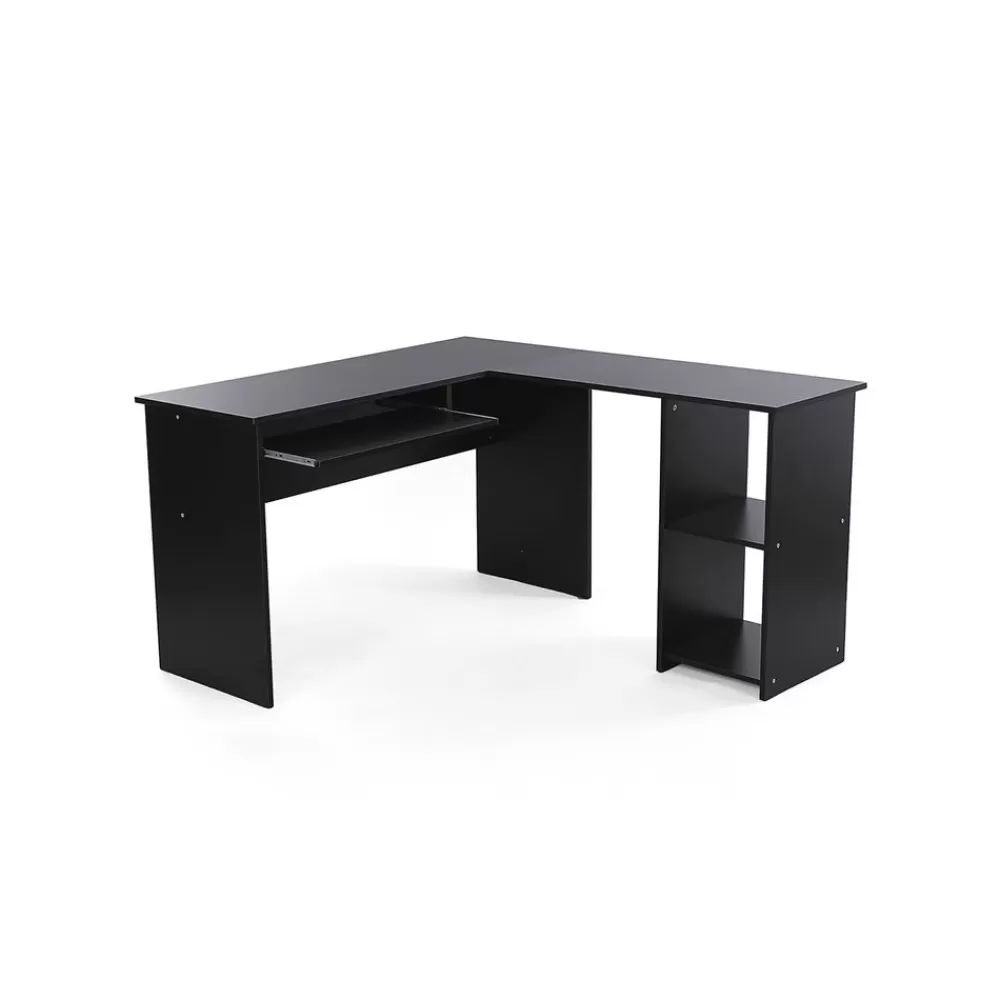 Best Sale SONGMICS L-förmiger Schreibtisch Schwarz