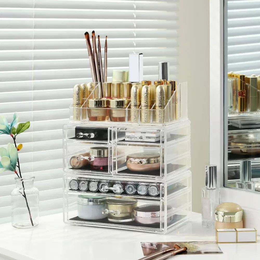 Fashion SONGMICS Make-up Organizer mit 6 Schubladen