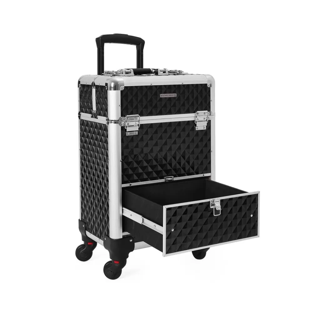 Cheap SONGMICS Make-Up Trolley 1 Schublade Schwarz