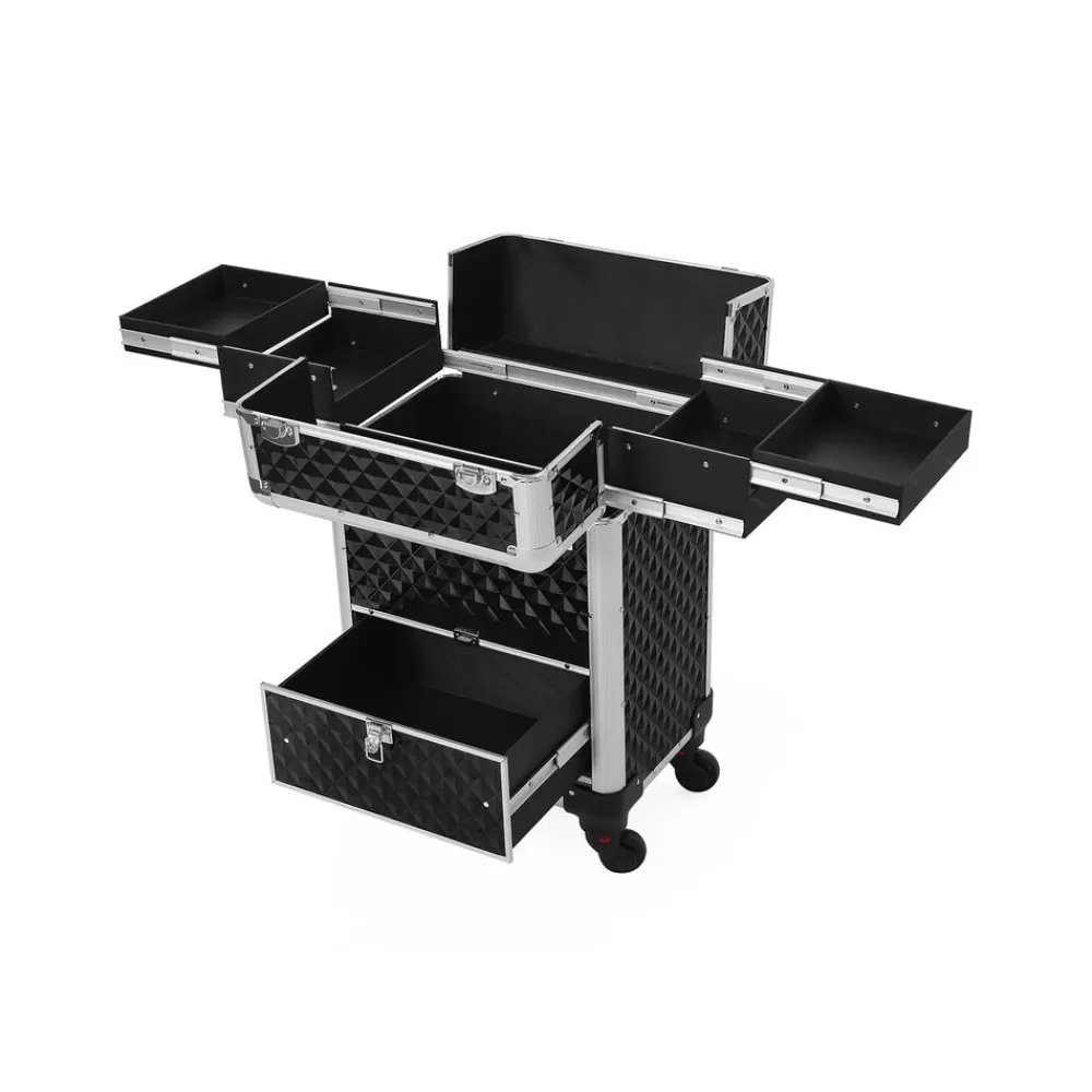 Cheap SONGMICS Make-Up Trolley 1 Schublade Schwarz