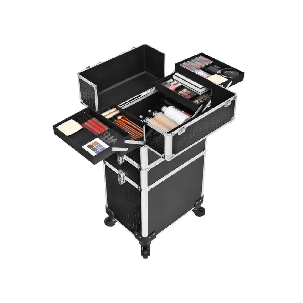 Best Sale SONGMICS Make-Up Trolley 1 Schublade Schwarz