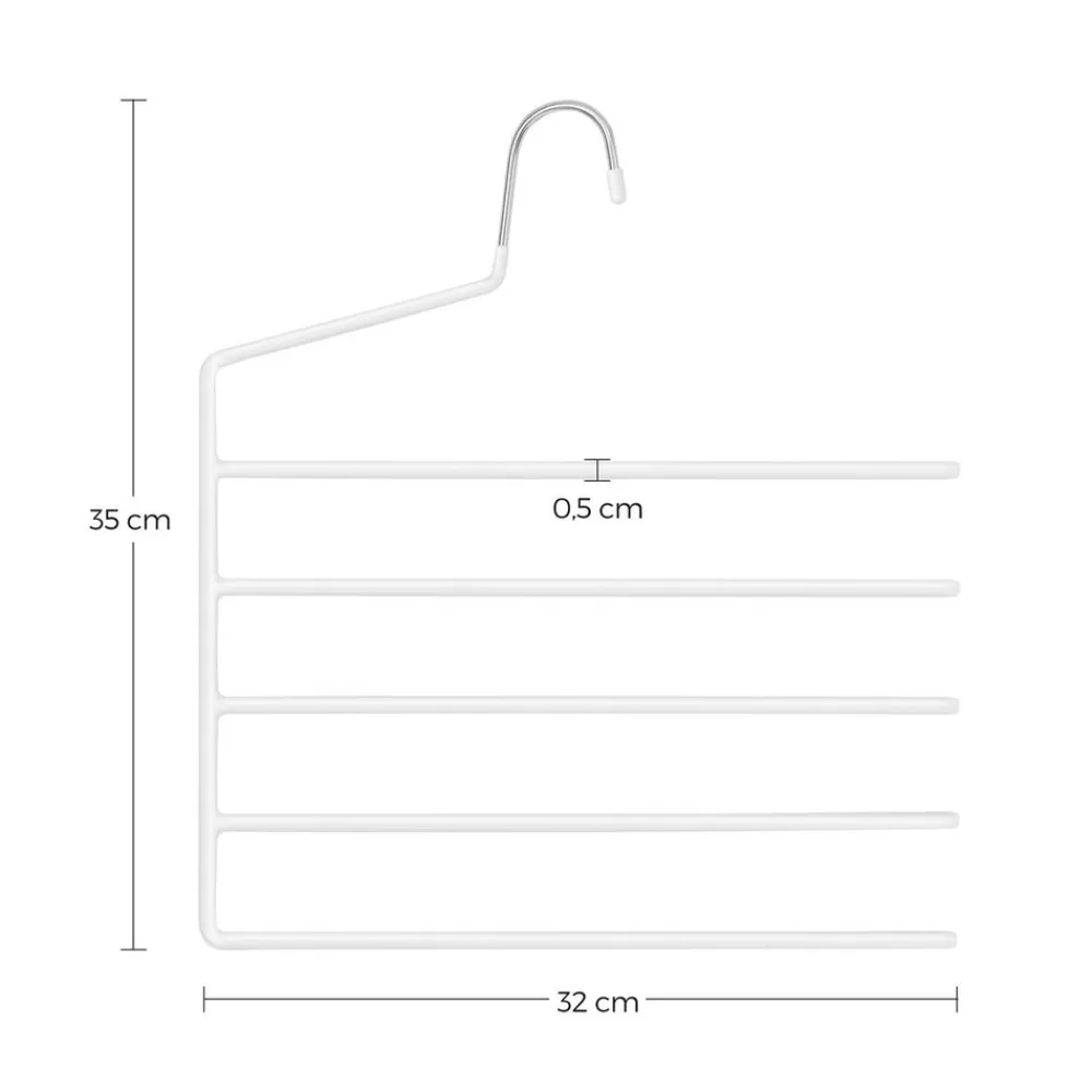 mehrfachkleiderbgel_er_set_schwarz_12.webp Best SONGMICS Mehrfach-Kleiderbügel 4er Set Schwarz