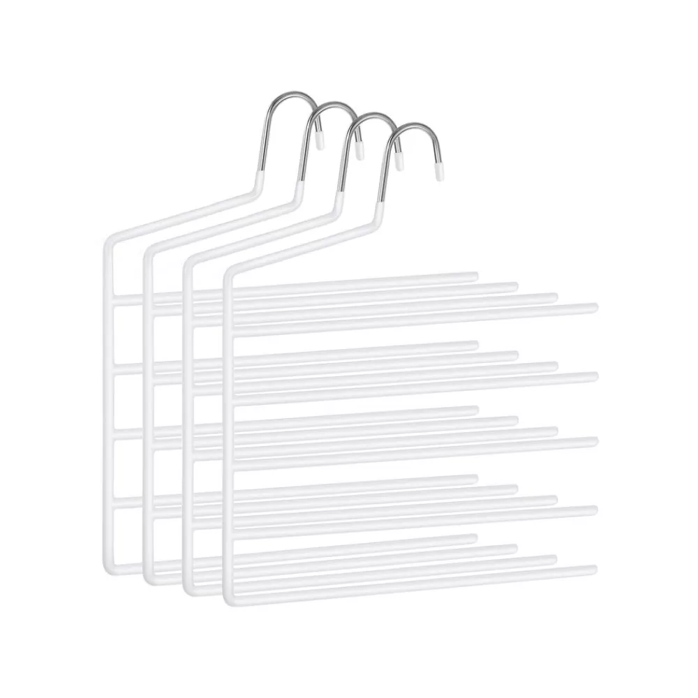 mehrfachkleiderbgel_er_set_schwarz_6.webp Best SONGMICS Mehrfach-Kleiderbügel 4er Set Schwarz