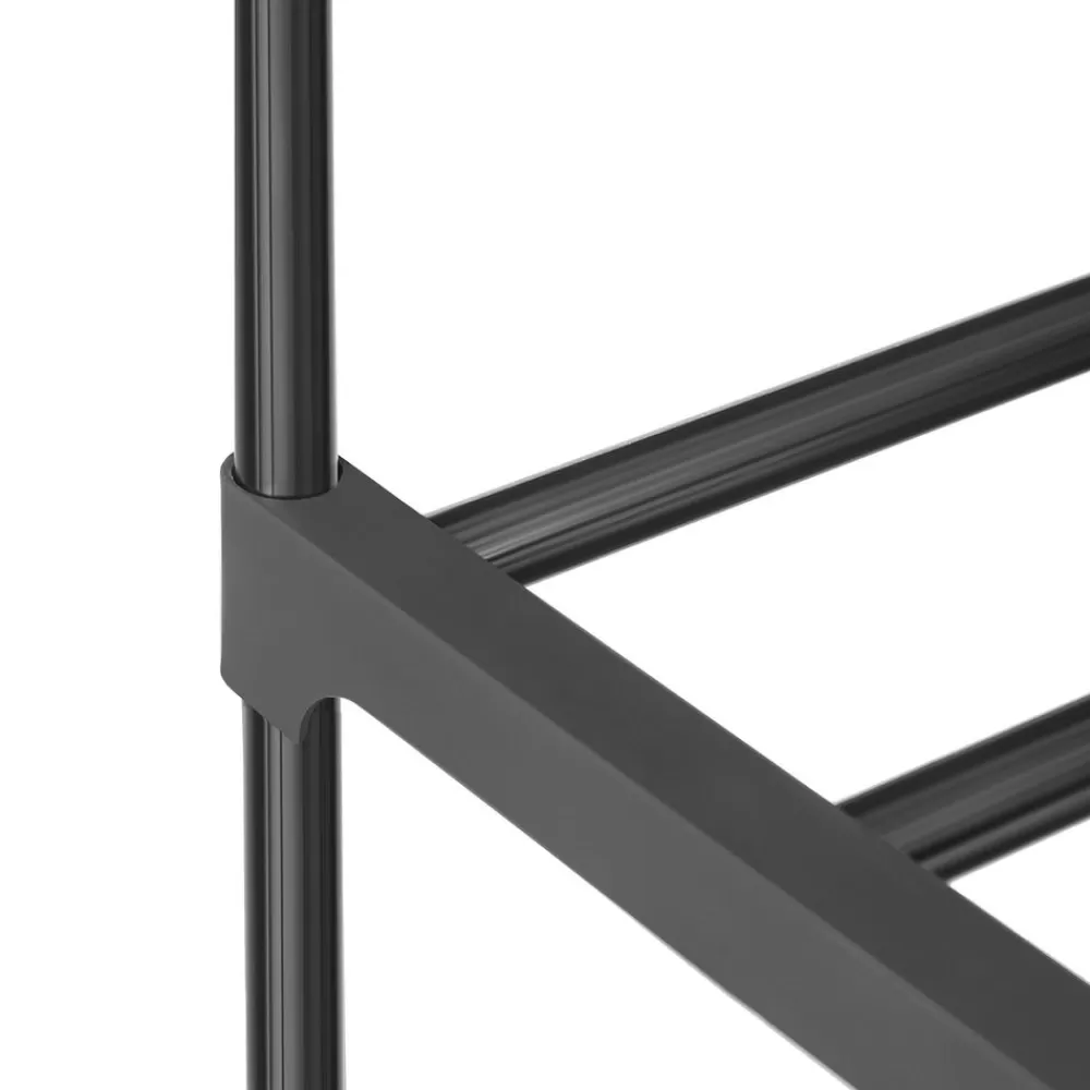 metallregal_fr_schuhe__ablagen_4.webp Sale SONGMICS Metallregal für Schuhe 2 Ablagen Schwarz