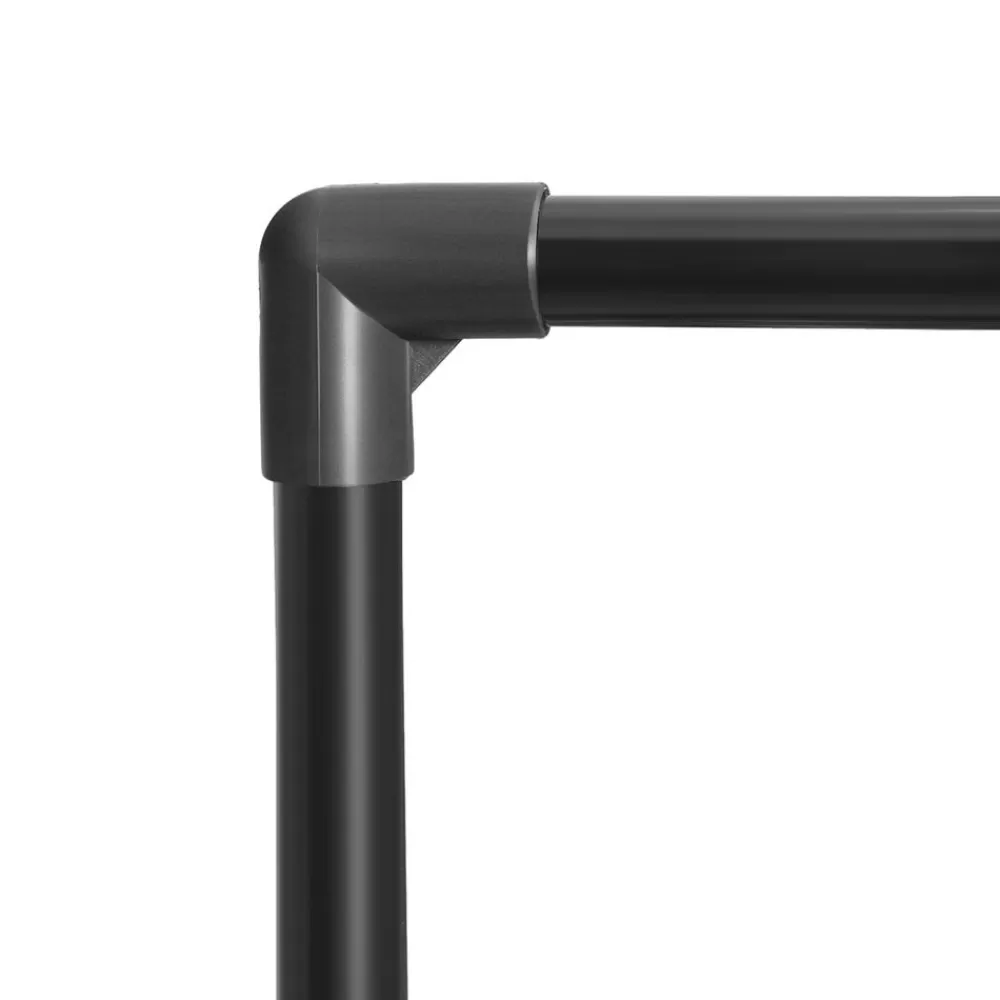 metallregal_fr_schuhe__ablagen_5.webp Sale SONGMICS Metallregal für Schuhe 2 Ablagen Schwarz