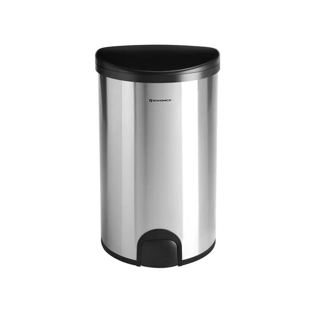 Cheap SONGMICS Mülleimer mit Fußsensor 50 L
