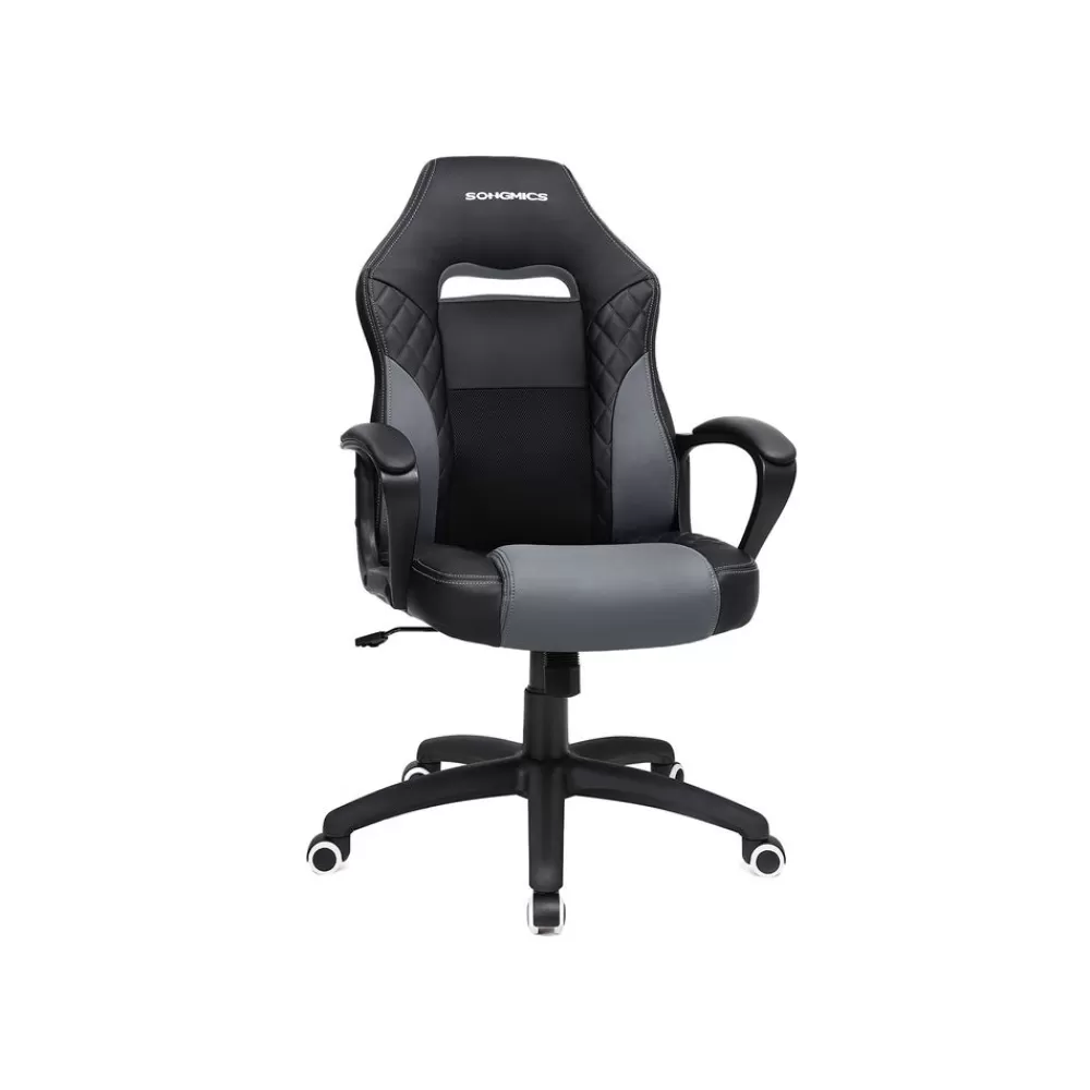 Best Sale SONGMICS Moderner Gamingstuhl Schwarz-Grau