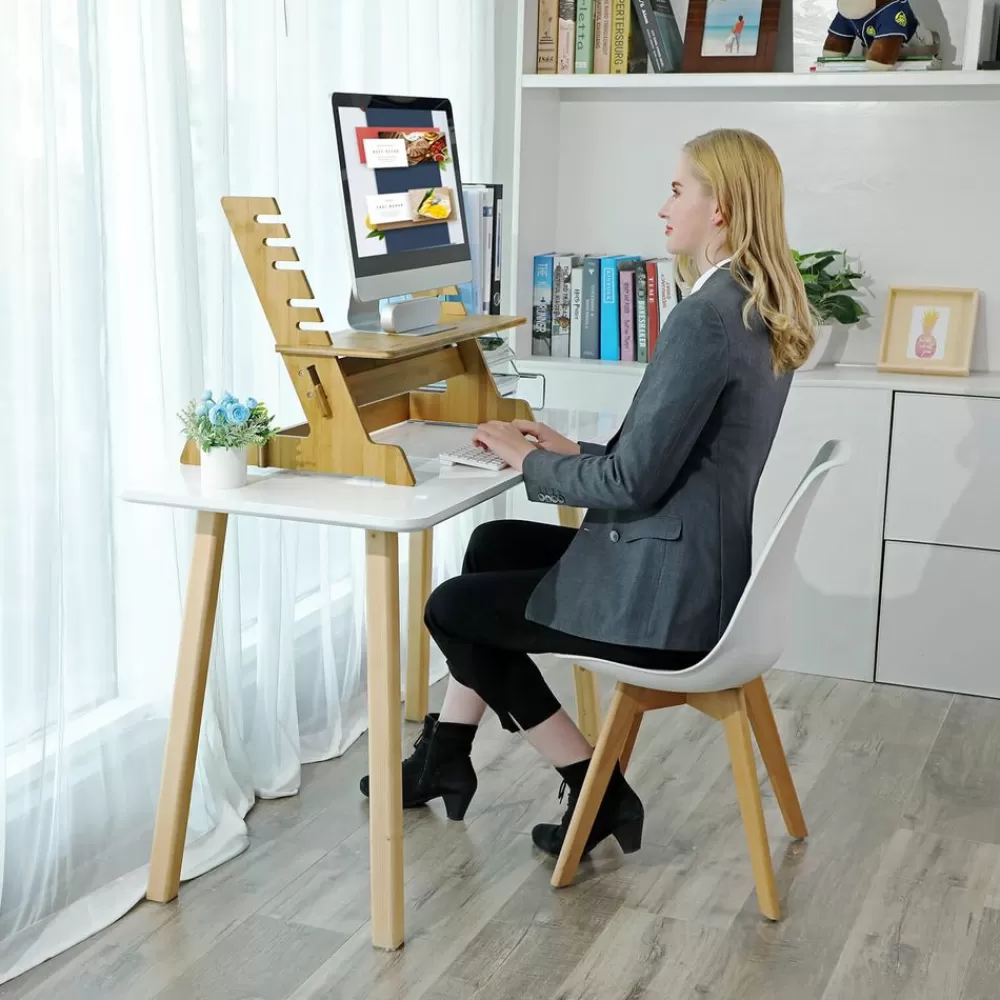 monitorstnder_aus_bambus_2.webp Best Sale SONGMICS Monitorständer aus Bambus