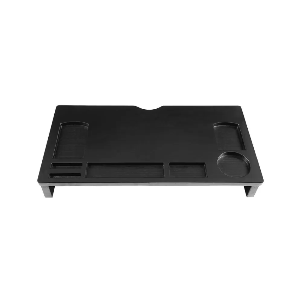 New SONGMICS Monitorständer Bambus Schwarz