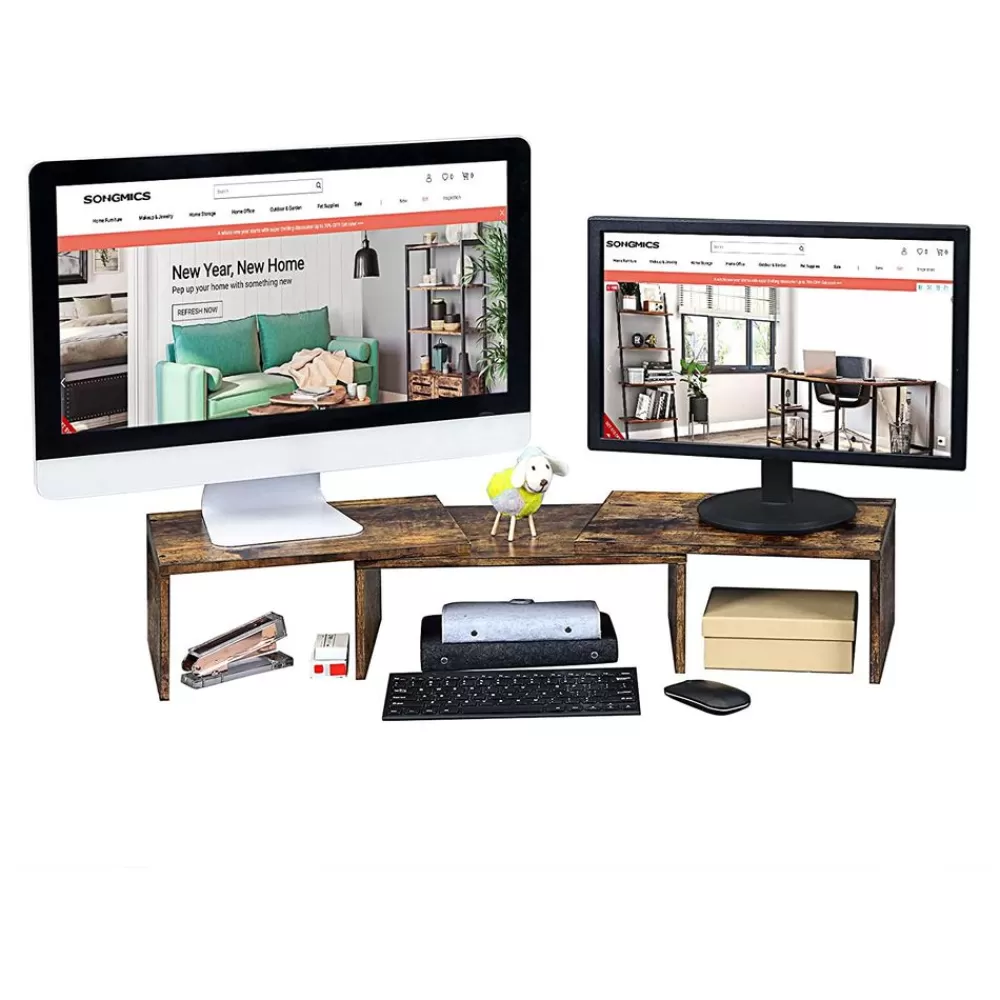 Online SONGMICS Monitorständer für 2 Monitore