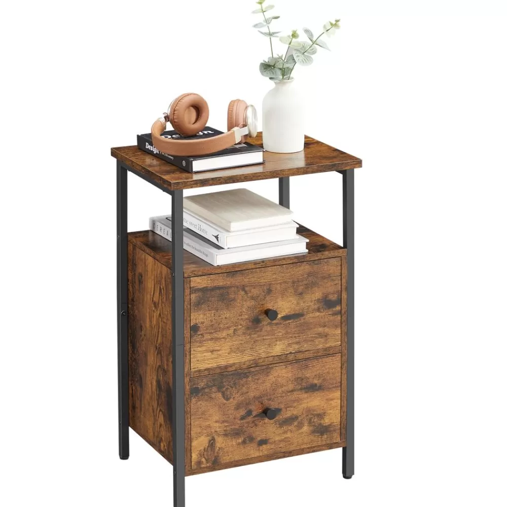 Shop SONGMICS Nachttisch mit 2 Schubladen