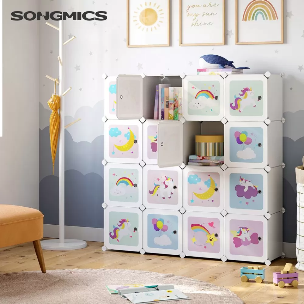 Cheap SONGMICS Nachttisch mit 2 Schubladen