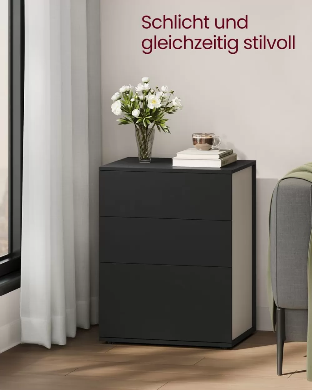 nachttisch_mit__schubladen_mattweicappuccinobeige_11.webp Hot SONGMICS Nachttisch mit 3 Schubladen mattweiß-cappuccinobeige