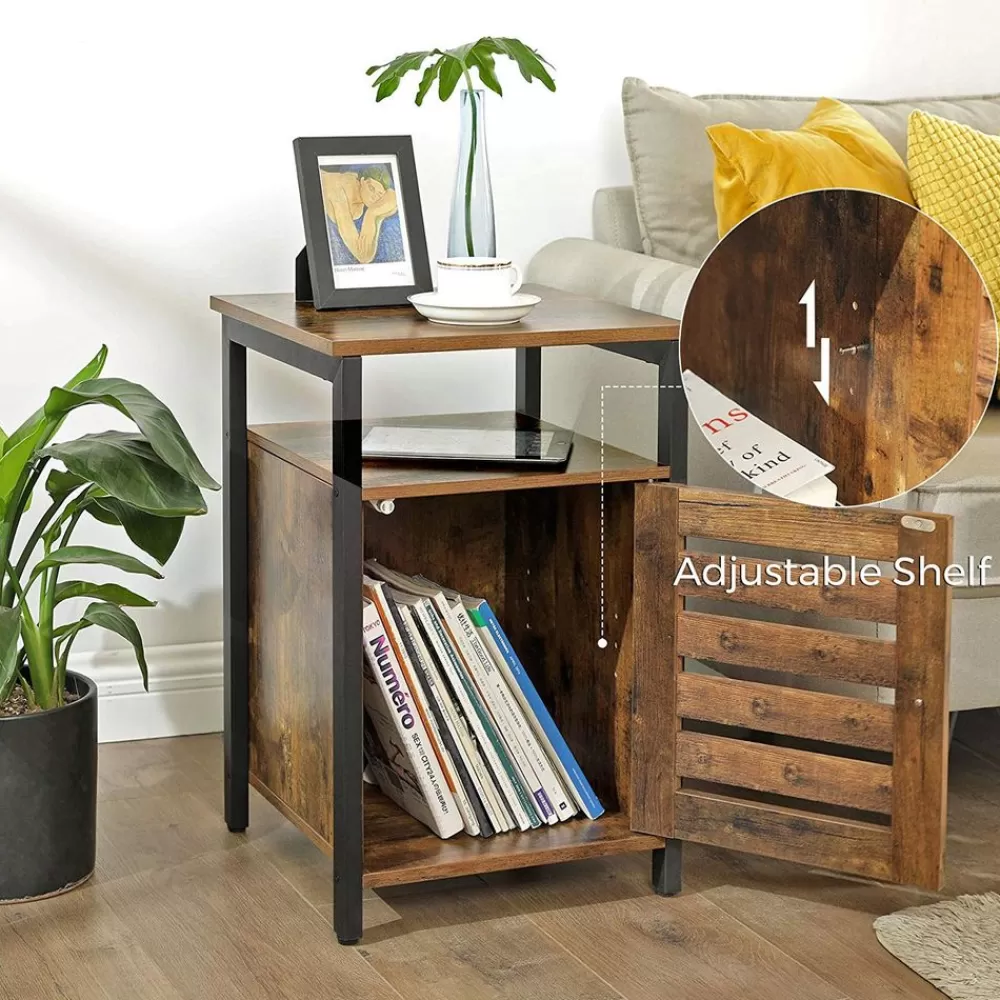 nachttisch_mit_schrank_industrielook_5.webp Shop SONGMICS Nachttisch mit Schrank Industrielook