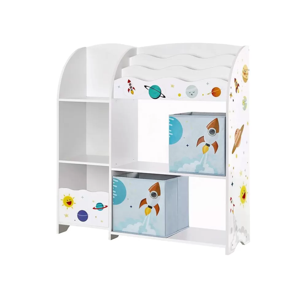 Store SONGMICS Organizer für Spielzeug und Bücher