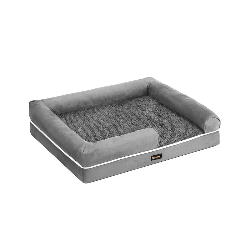 Shop SONGMICS Orthopädisches Hundebett 91 x 71 x 25 cm