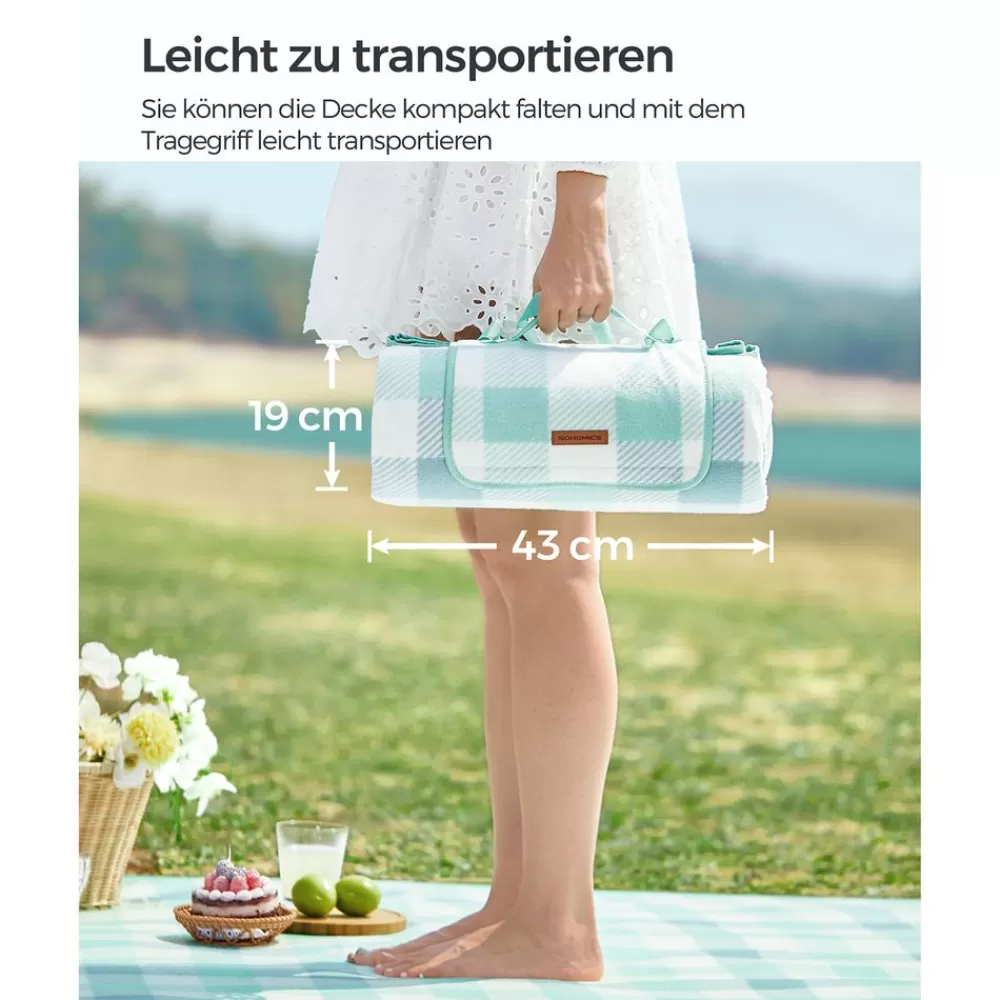 picknickdecke__x__cm_wasserdicht_grnblau_16.webp Flash Sale SONGMICS Picknickdecke 200 x 200 cm wasserdicht grün-blau