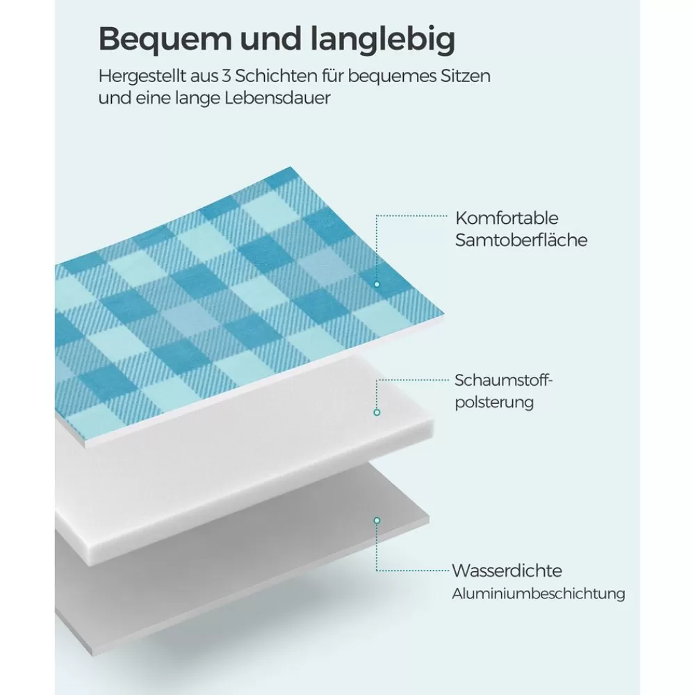 picknickdecke__x__cm_wasserdicht_grnblau_3.webp Flash Sale SONGMICS Picknickdecke 200 x 200 cm wasserdicht grün-blau