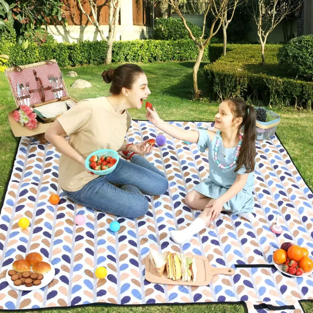 picknickdecke_bunte_bltter_3.webp Flash Sale SONGMICS Picknickdecke Bunte Blätter