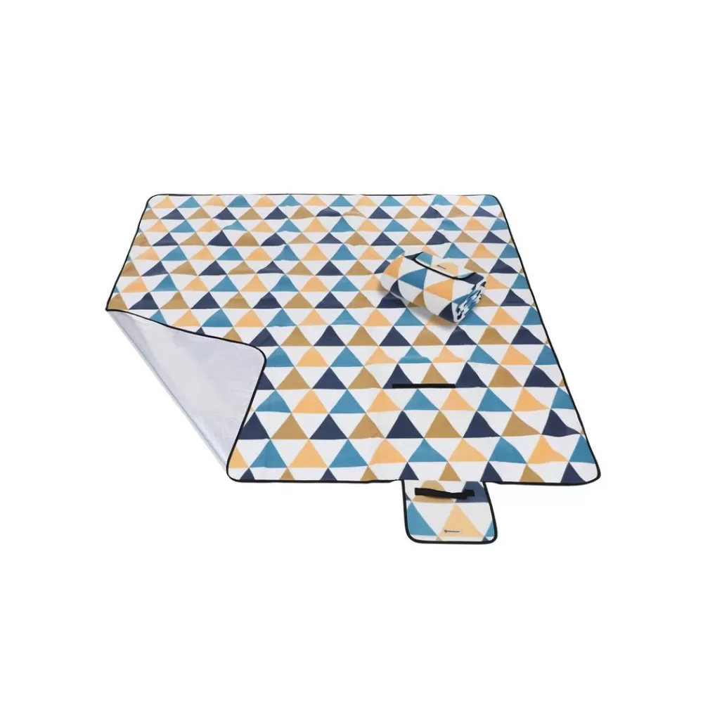 Clearance SONGMICS Picknickdecke Flanell Dreiecke XXL