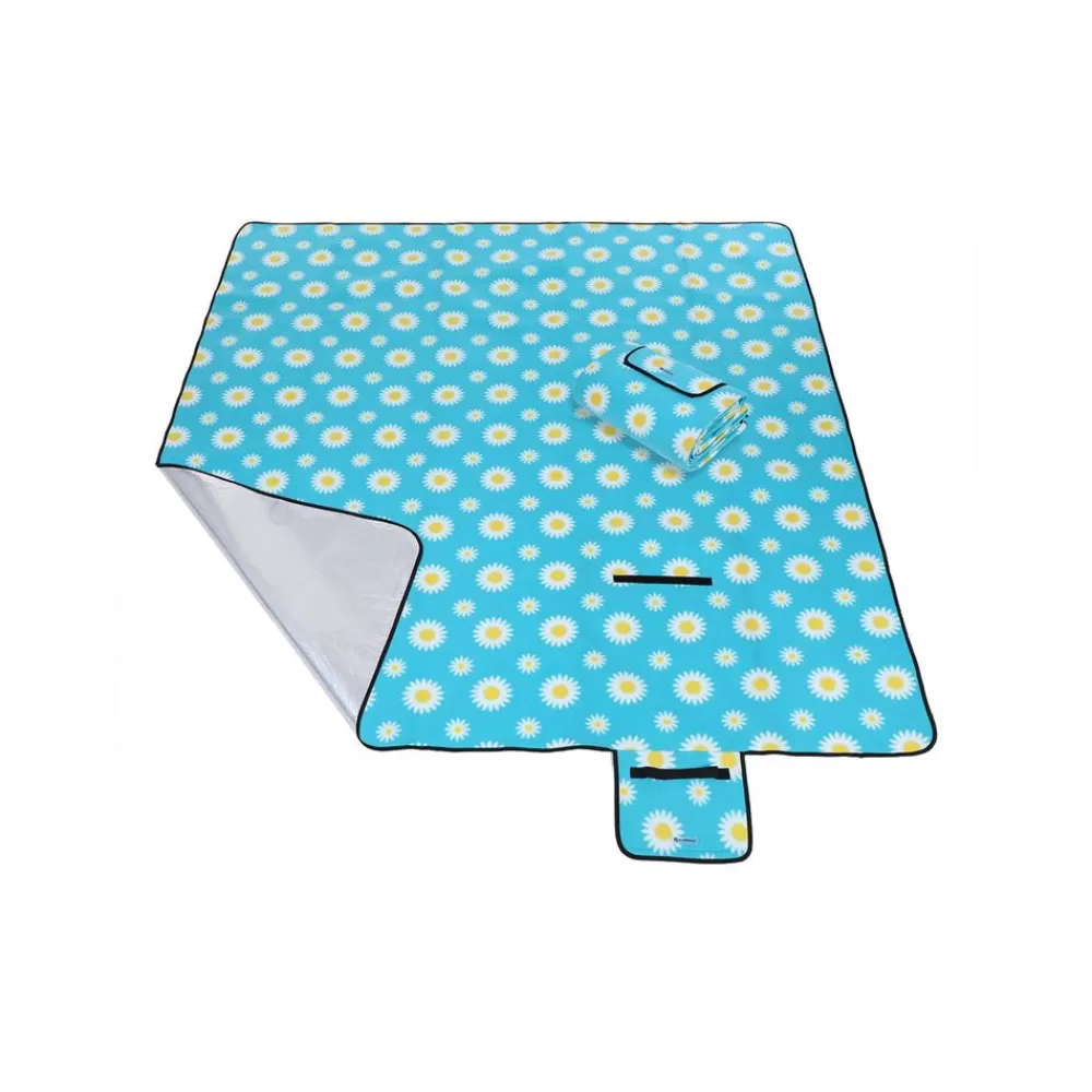 Sale SONGMICS Picknickdecke Flanell Margeriten XXL