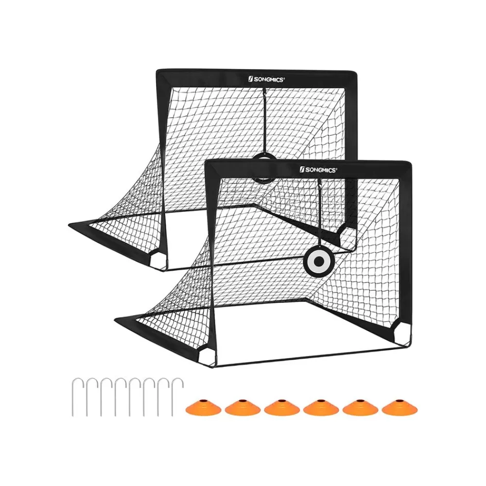 Best Sale SONGMICS Pop-up Fußballtor 2er Set