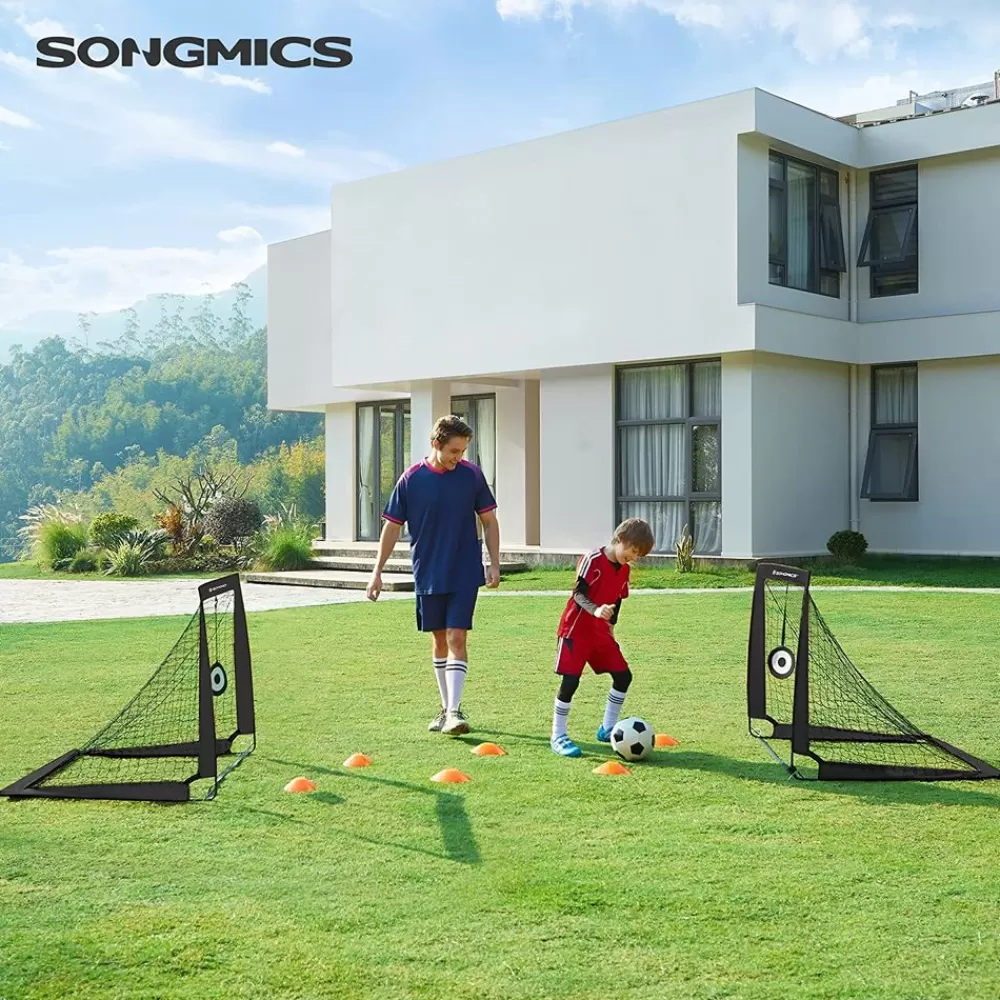 Best Sale SONGMICS Pop-up Fußballtor 2er Set