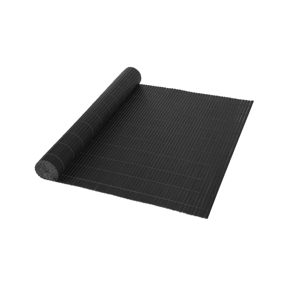 Hot SONGMICS PVC-Sichtschutz 100 x 500 cm Grau