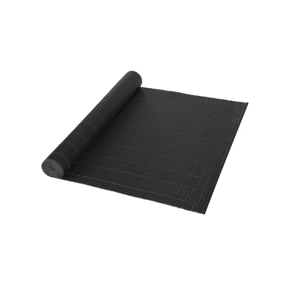 Hot SONGMICS PVC-Sichtschutz 90 x 500 cm Grau