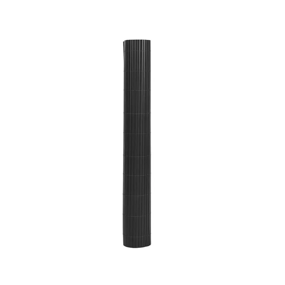 Hot SONGMICS PVC-Sichtschutz 100 x 500 cm Grau