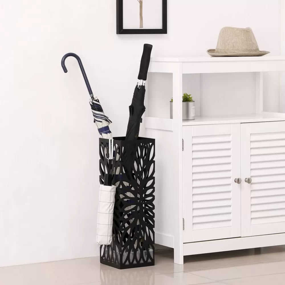 Flash Sale SONGMICS Rechteckiger Schirmständer Schwarz