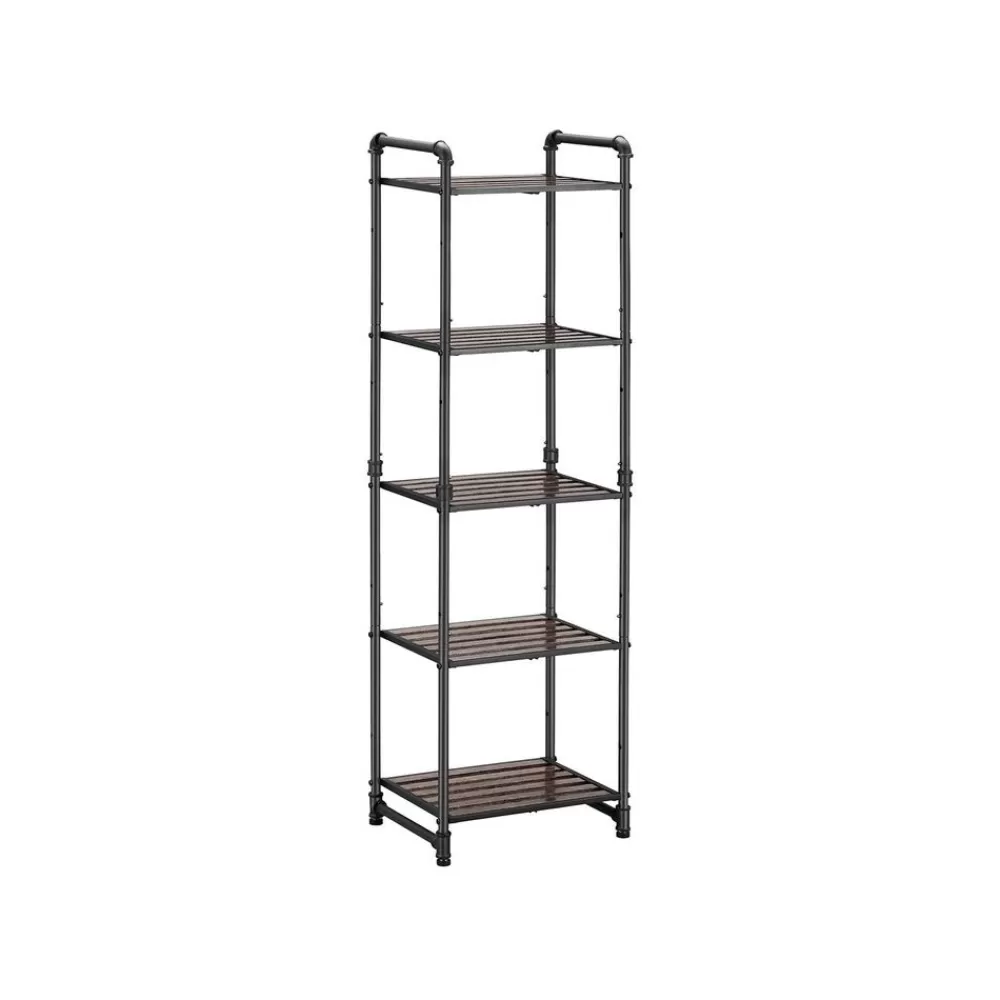 Discount SONGMICS Regal Wasserrohroptik 5 Ablagen