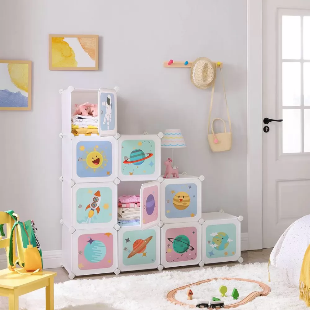 Hot SONGMICS Regalsystem aus Kunststoff