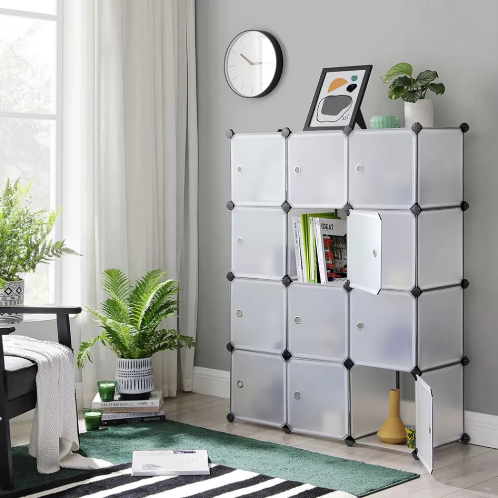 Online SONGMICS Regalsystem mit 12 Fächern Weiβ