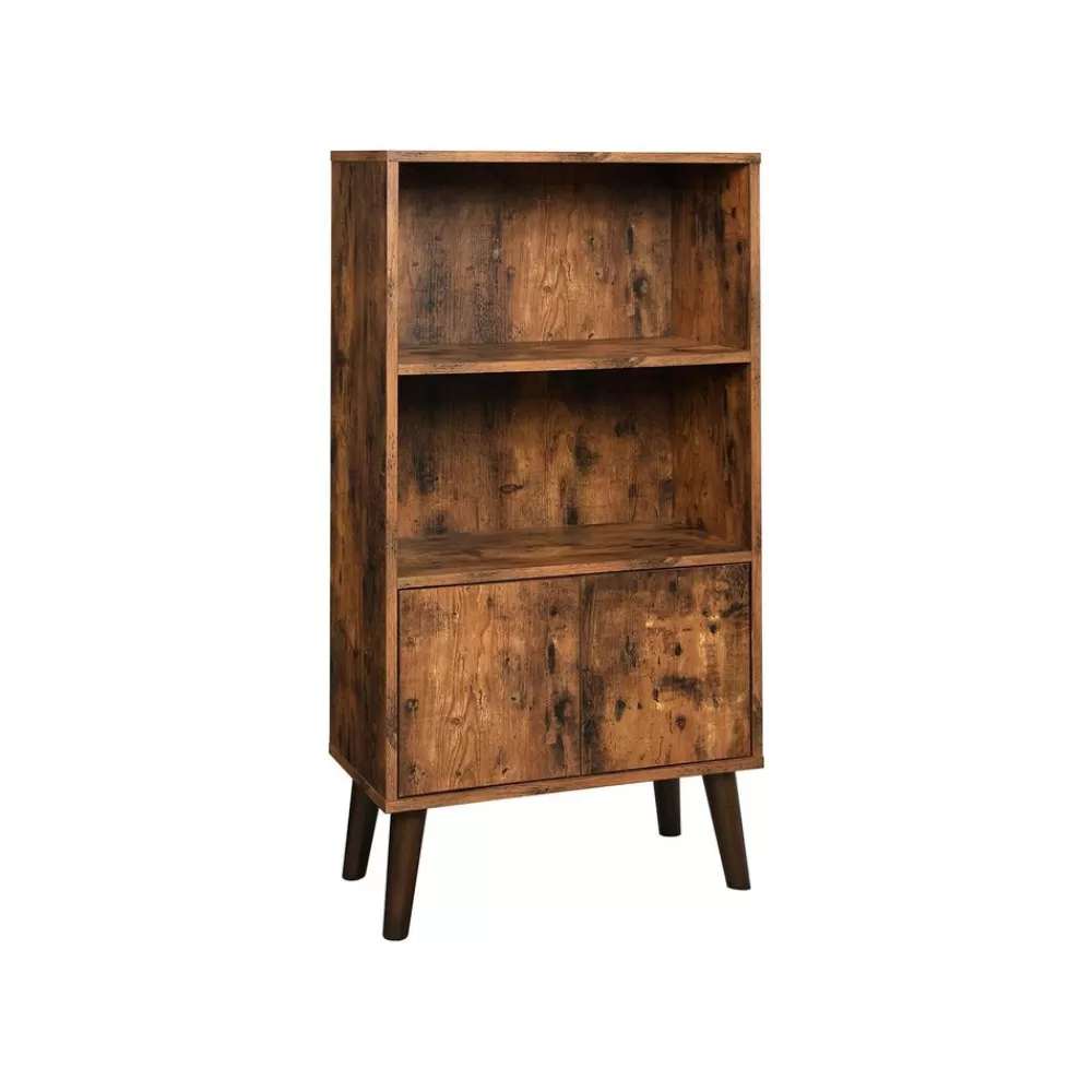 Clearance SONGMICS Retro Bücherschrank mit Türen 60 x 30 x 120 cm