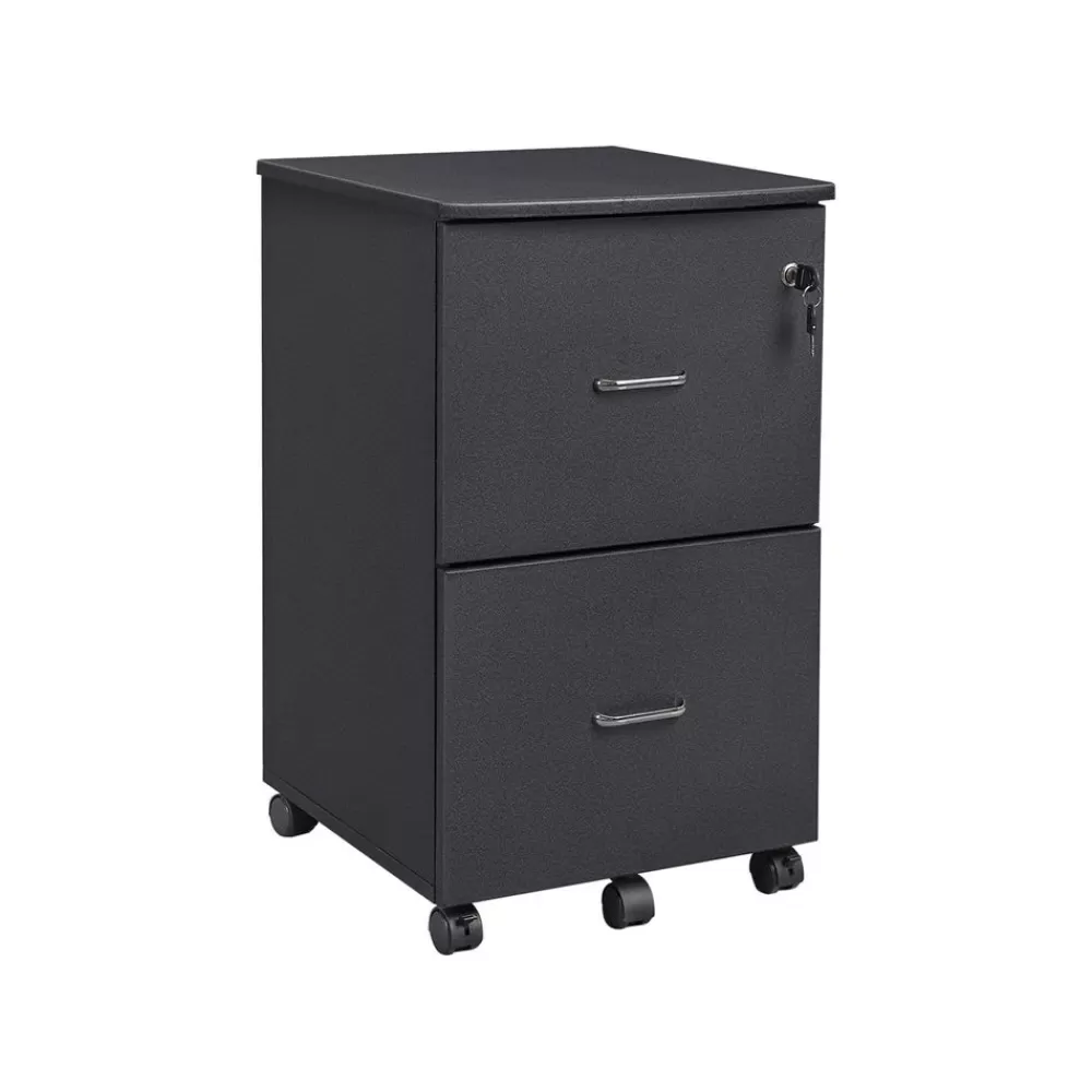 Cheap SONGMICS Rollcontainer Granitschwarz