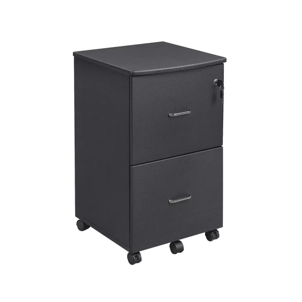 Cheap SONGMICS Rollcontainer Granitschwarz