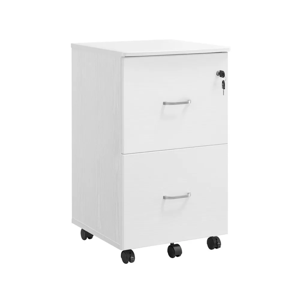Cheap SONGMICS Rollcontainer mit 2 großen Schubladen
