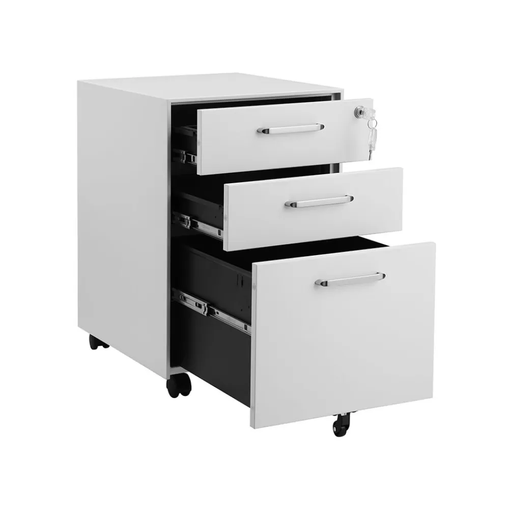 Flash Sale SONGMICS Rollcontainer weiß