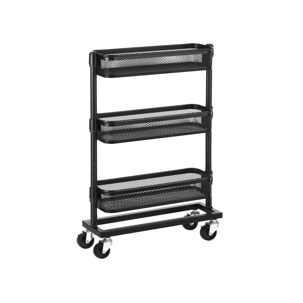 Discount SONGMICS Rollwagen schwarz
