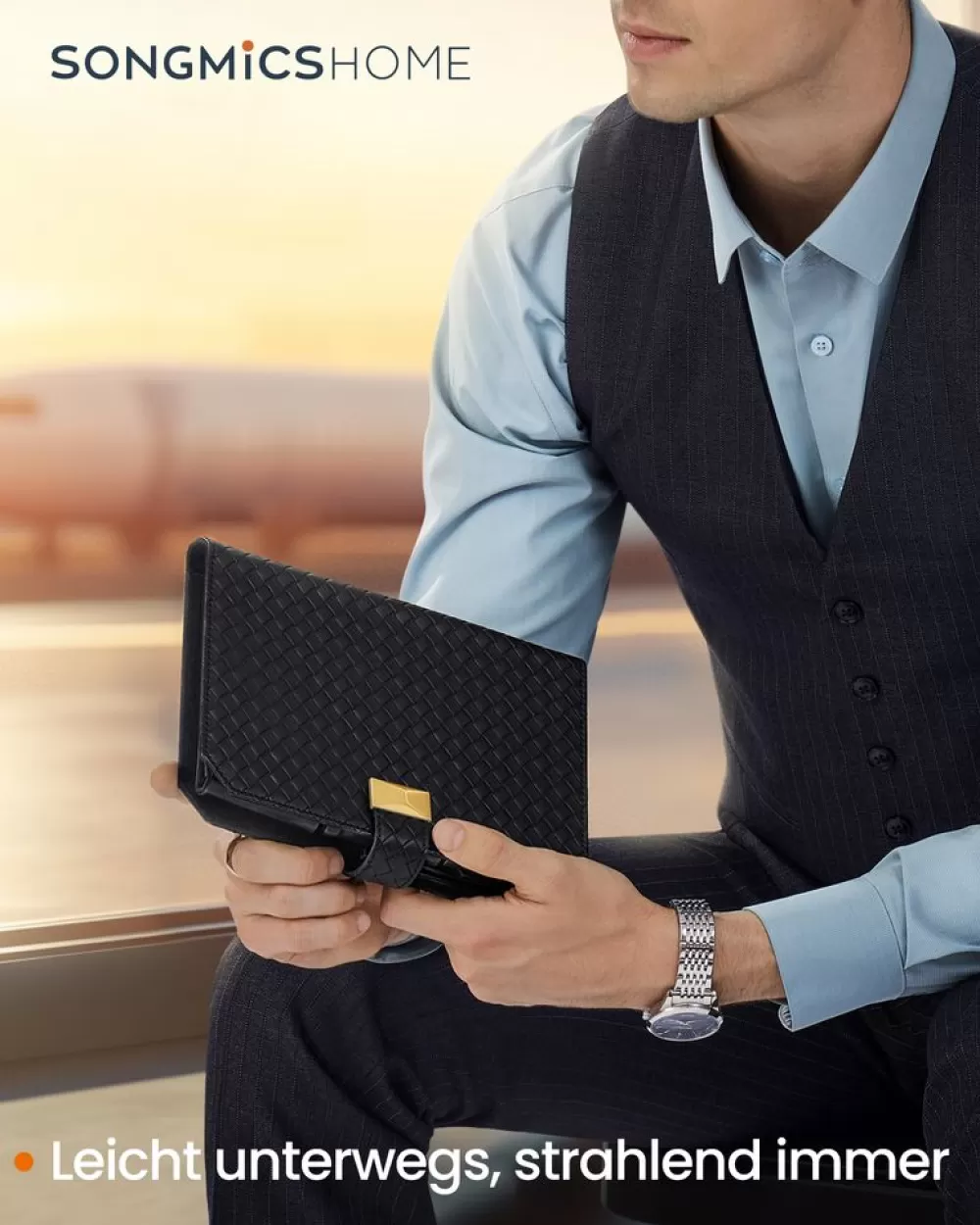 New SONGMICS RONNE Kollektion - Uhrentasche unterwegs