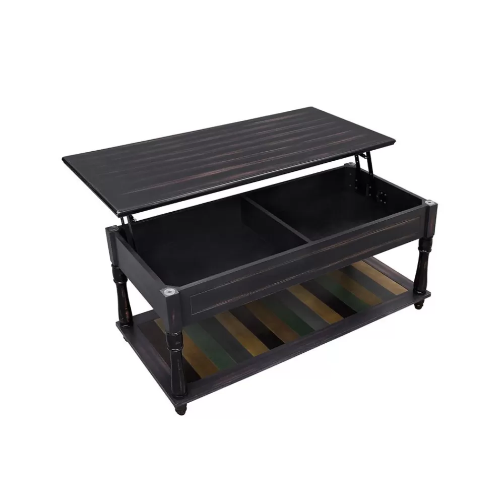 Store SONGMICS Rustikaler Landhausstil Couchtisch