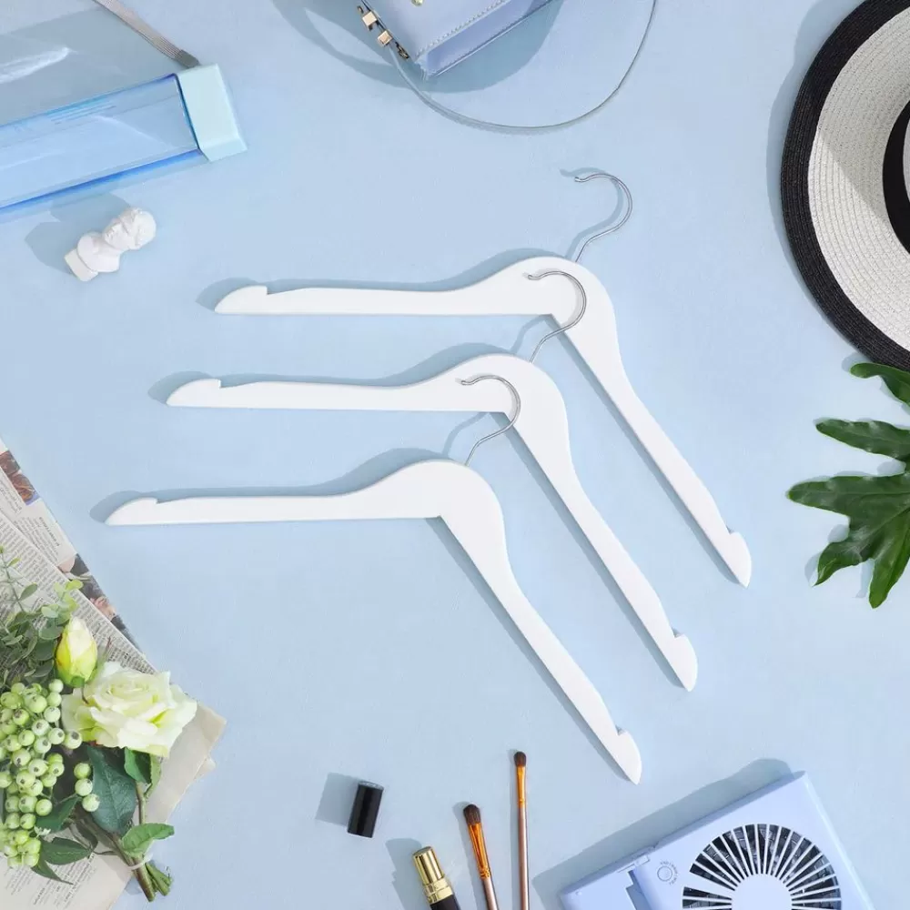Shop SONGMICS Schlichte Bügel 20 Stück Weiß