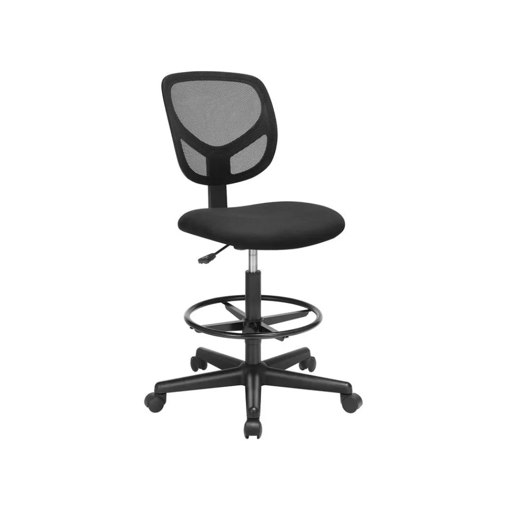 Best SONGMICS Schlichter Bürostuhl mit Netzbezug